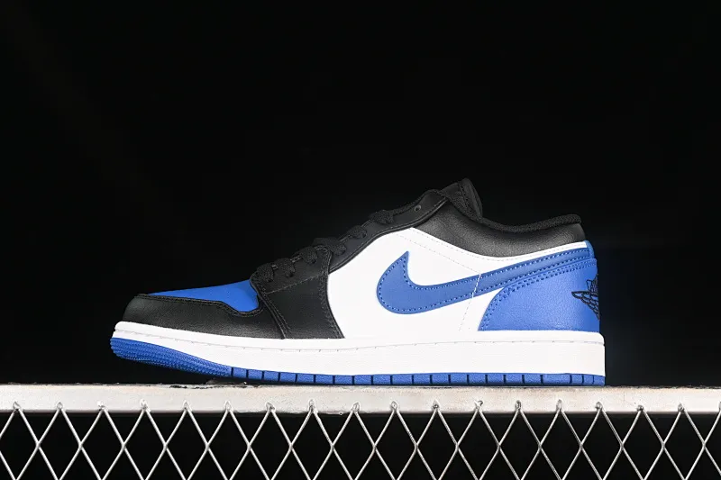 All categories Air Jordan Jordan series basketball shoes Air Jordan 1 Low G version pure original Air Jordan 1 Low AJ1 Joe 1 black and white blue low-top cultural basketball shoes 553558-140